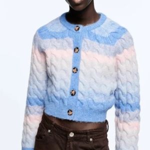 Zara wool blend cardigan